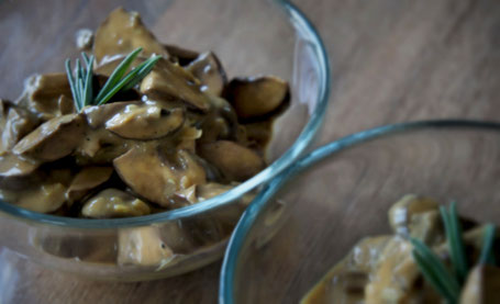 Marinierte Champignons SAUER MACHT GLÜCKLICH | handmade fermented foods - Vegan. Rohkost. Glutenfrei. Natürlich. Gesund. Lecker.