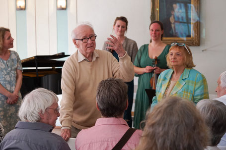 Werner Heiduczek am 29. April 2018 in der Alten Nikolaischule in Leipzig