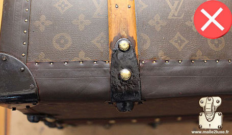 Lozine marqué au stylo bille louis vuitton escroquerie mauvaise restauration