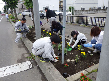 花壇整備