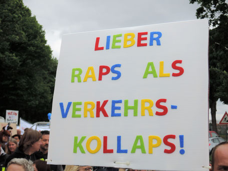 Demonstration Oberbillwerder Nein