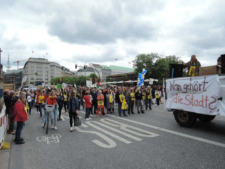 Demonstration in der Hamburger Innenstadt am 25. Mai 2019