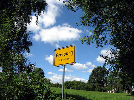 Bis Freiburg bin ich gelaufen!