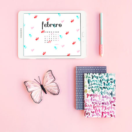 Freebies de calendario: FEBRERO by Sami Garra