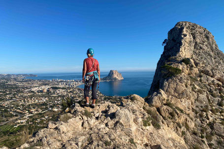 Penon de Ifach vom Gipfel des Toix