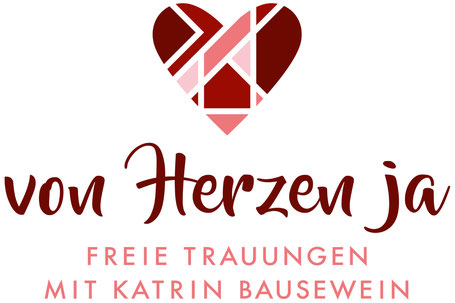 Logo von Herzen ja, freie Trauungen mit Katrin Bausewein