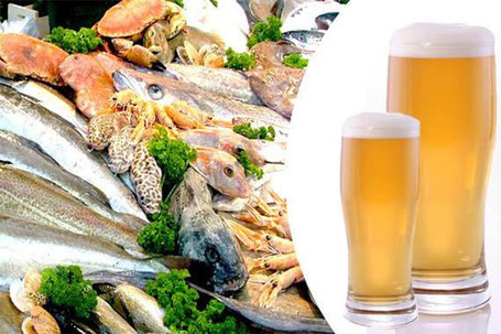 Birra e pesci affumicati