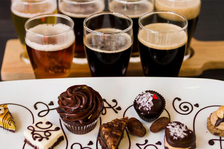 Birra e ciocco dessert