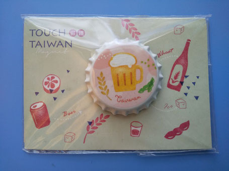 取扱商品/王冠型マグネット/台湾啤酒 (台湾ビール)