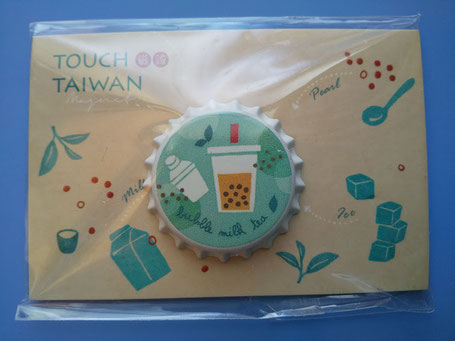 取扱商品/王冠型マグネット/珍珠奶茶(タピオカミルクティー)