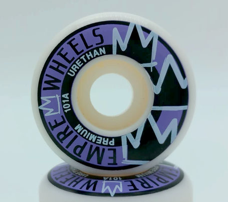 Empire Wheels Classics standard shape premium rollen white purple black 101 duo