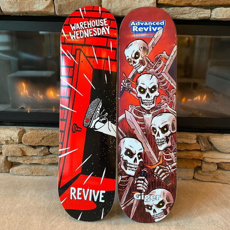 VMS Distribution Europe - Revive Skateboards Summer 2020 / Revive Warehouse Wednesday / Revive Giger Skeletons