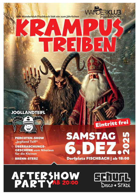 Plakat Krampustreiben 2025