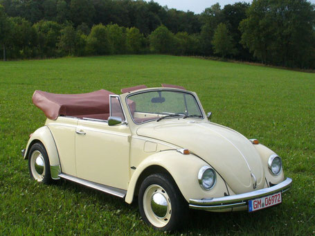 Restoration VW Beetle Convertible