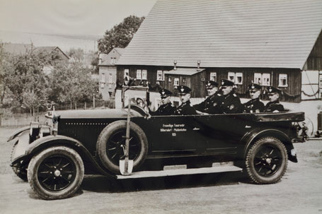 Simson-Supra RJ an der ehemaligen Kasserne, 1935