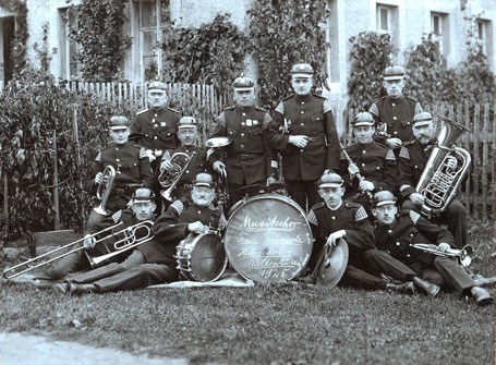 Musikzug im Jahr 1928