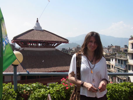 Simone in Kathmandu