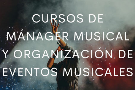 cursos de manager musical y eventos musicales