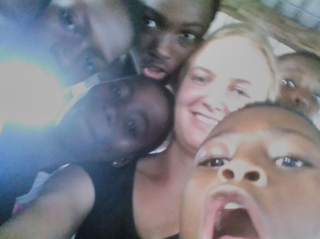 Selfies machen üben wir noch, mit 15 Kindern einfach nicht möglich