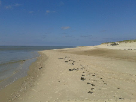 Strand im Osten Amelands an der Segelschule