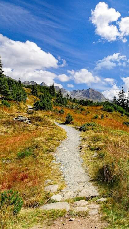 Ein Bergwanderweg