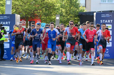 Powerman Pfanner am Start an der WM in Alsdorf