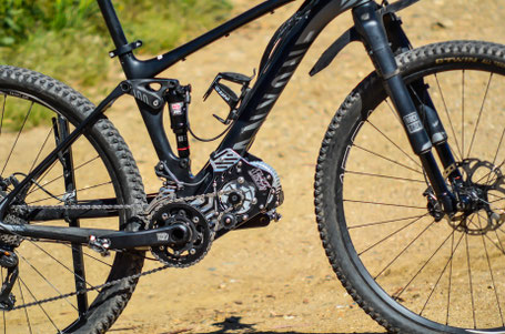 Bicycle electric kit with brushed motor - LIFT-MTB