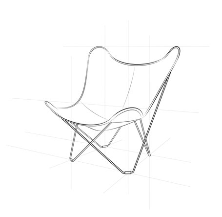Butterfly Chair, zuletzt herausgegeben von Knoll