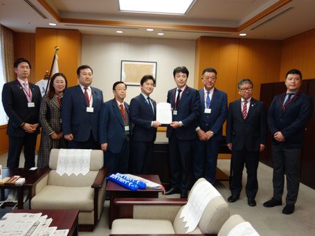 文部科学大臣政務官への要望活動