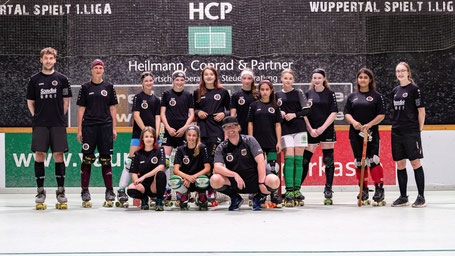 U15 Nationalkader in Wuppertal mit Eliana und Dougena / Foto: rollhockey.des Fotos