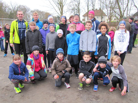 Ein Teil der insgesamt 31 HTB-Starter in Wildeshausen.