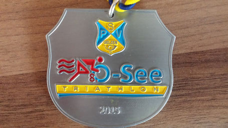 Eine der begehrten Medallien für die Finisher