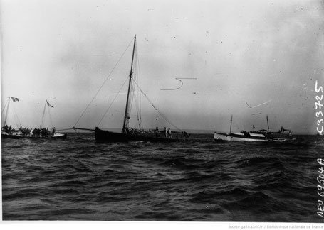 Le Havre : arrivée d'Alain Gerbault : [photographie de presse] / Agence Meurisse 1929. Bnf