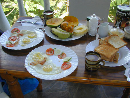 Ejemplo de desayuno, Marijani Holiday Resort