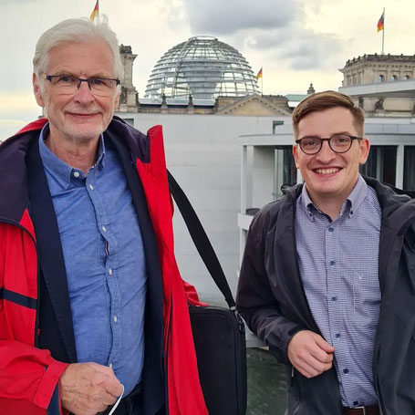 Herbert Wollmann (l.) und Robert Drews in Berlin