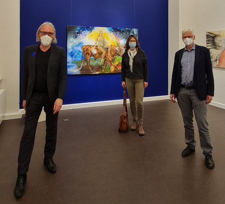v.L. Dr. Günter Mey, Juliane Kleemann MdL und Dr. Herbert Wollmann MdB