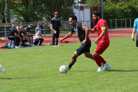 Abdullah Deregözü erzielte das zwischenzeitliche 0:1 in Laupheim.