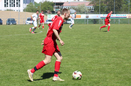 Arijan Suvic und seine 8 Mannschaftskameraden verloren gegen die Reserve aus Mittelbuch/Ringschnait.