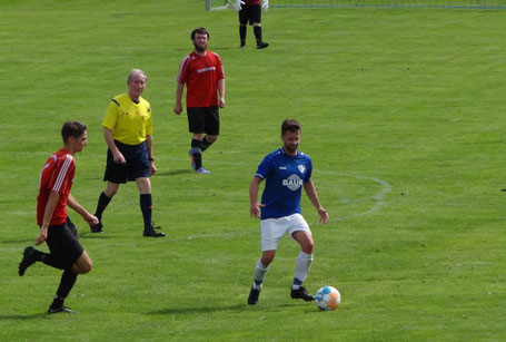 Knapp verloren hat unserer Reserve (hier: Kevin Metzger) gegen die SF Schwendi.