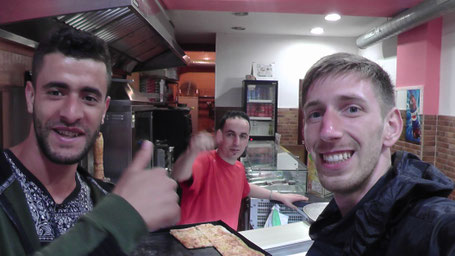 Imad, Abderrhman und ich
