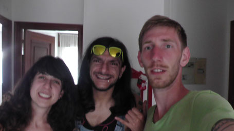Cristina, Michele und ich