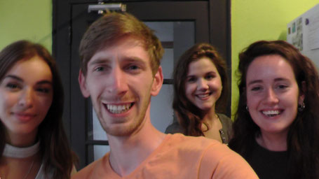 Sarah, ich, Kayn und Alix