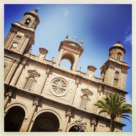 Die alte Kathedrale Santa Ana in Las Palmas auf Gran Canaria