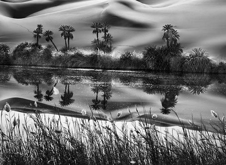 L'Erg Ubari, Immensité de dunes de sable, Libye 2009, crédit photo : Sebastião Salgado
