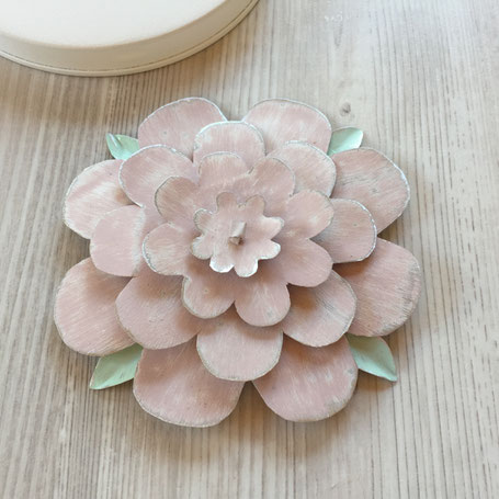 Blume aus Blech selbermachen