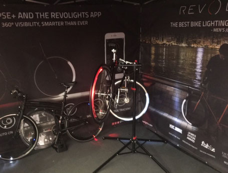 Revolights-Stand auf der Eurobike