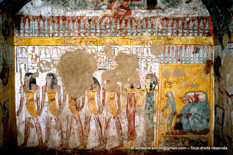 QV 40 Princesse inconnue (XIX° dynastie) - Vallée des reines - Egypte