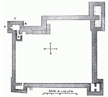 Aïn Hedja (Agbia) : Plan du bastion byzantin