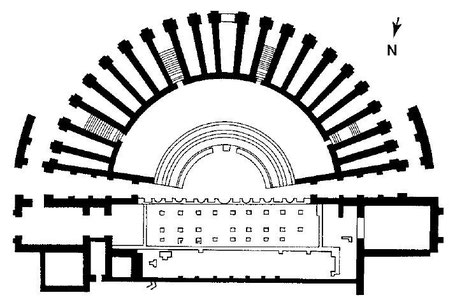 Tipasa de Maurétanie : Plan du Théâtre