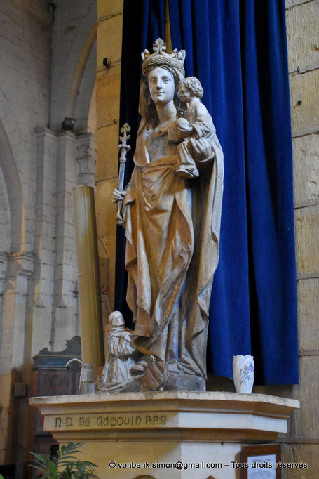 [NU922-2022-3091] 24 - Cadouin : Statue de la Vierge (XV°) - France